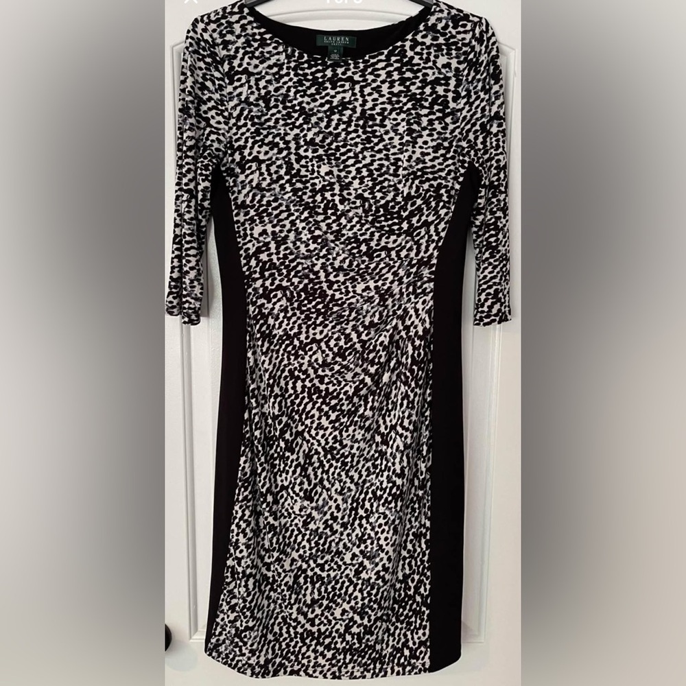 Ralph Lauren Size 12 Animal Print Dress & Geometric Dress (Both sell together)